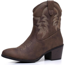 Marie | Damen Western Stiefel in Braun