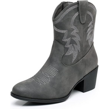 Marie | Damen Western Stiefel in Grau