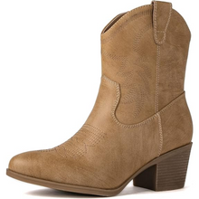 Marie | Damen Western Stiefel in Khaki