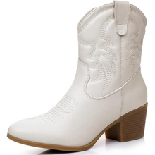 Marie | Damen Western Stiefel in Weiß