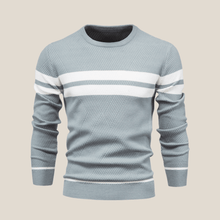 Damien™ - Eleganter Herrenpullover in Bleu clair