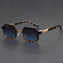 Daphne | Damen Sonnenbrille Octagon Casual in Leopard