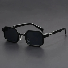Daphne | Damen Sonnenbrille Octagon Casual in Schwarz