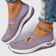 Emilia – Damen-Walkingsneaker aus Mesh zum Hineinschlüpfen in Lilac