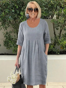 Deborah™ - Schickes Sommerkleid in Grau