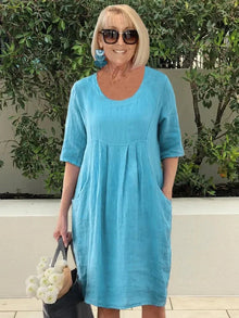 Deborah™ - Schickes Sommerkleid in Blau