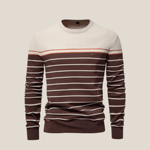 Denis™ - Eleganter Herrenpullover in Marron