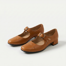 Denisa - Orthopädische Ledersandalen in Braun