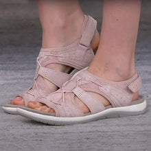 Mila – Lässige Sandalen für Damen mit Klettverschluss in Rosa