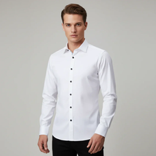 Dieter | Herren Hemd Schlicht Zeitloser Look in Weiß