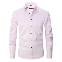 Dieter | Herren Hemd Schlicht Zeitloser Look in Rosa