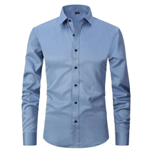 Dieter | Herren Hemd Schlicht Zeitloser Look in Hellblau