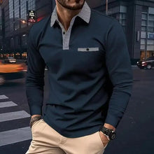 Lars – Elegantes Herrenpolo in Marineblau