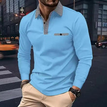 Lars – Elegantes Herrenpolo in Blau