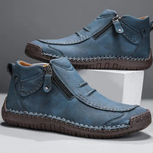 Sommerfeld | Elegante Herren-Schuhe mit Reißverschluss in Blau