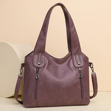 Emma Retro Tote Umhängetasche in Lila