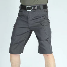 Outdoor Mehrfachtaschen IX7 Wasserdichte Herren-Cargo-Hose in Grau