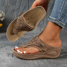 Rochelle™ - Sandalen mit Keilabsatz Komfort & Halt in Braun