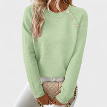 Emmi – Eleganter asymmetrischer Ein-Schulter-Pullover in Hellgrün