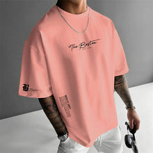 Sommerfeld | Urbanes Oversize-T-Shirt mit Grafikdruck in Rosa