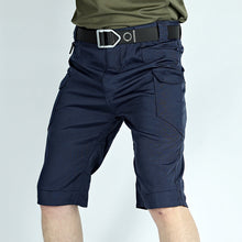 Outdoor Mehrfachtaschen IX7 Wasserdichte Herren-Cargo-Hose in Marineblau