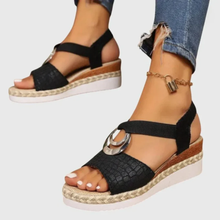 Edda | Damen Sandalen bequem und vielseitig in Schwarz 1