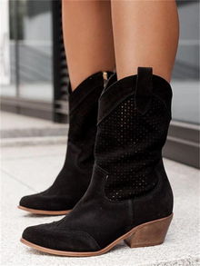 Klara | Elegante Damen Stiefel für jeden Tag in Schwarz