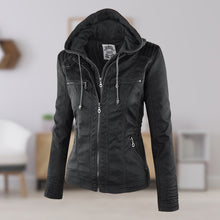 Leni | Elegante Kapuzenjacke für den Alltag in Schwarz
