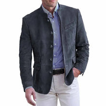 David | Elegante Leichte Herrenjacke für den Herbst in Grau