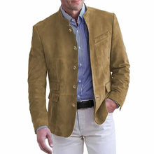 David | Elegante Leichte Herrenjacke für den Herbst in Khaki