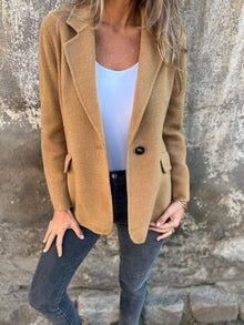 Fiona | Eleganter Blazer für jede Gelegenheit in Braun