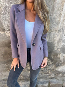 Fiona | Eleganter Blazer für jede Gelegenheit in Lila