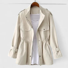 Julia | Eleganter Damen Trenchcoat für Frühling in Creme