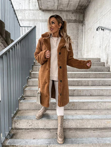 Lea | Eleganter Damen Trenchcoat für vielseitige Anlässe in Braun
