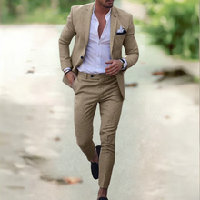 Emil | Eleganter Herren Business Sakko mit Hose in Beige