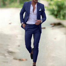 Emil | Eleganter Herren Business Sakko mit Hose in Dunkelblau