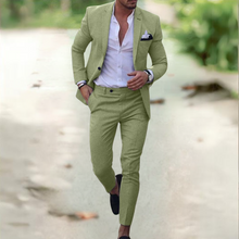 Emil | Eleganter Herren Business Sakko mit Hose in Grün