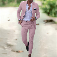 Emil | Eleganter Herren Business Sakko mit Hose in Rosa