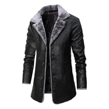 Emil | Eleganter Herrenmantel für Herbst und Alltag in Schwarz