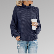 Alina | Eleganter zeitloser Pullover für Damen im Herbst in Blau 2