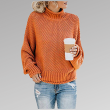 Alina | Eleganter zeitloser Pullover für Damen im Herbst in Orange