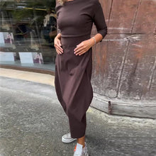 Nina | Elegantes Kleid für Hochzeitsgäste in Braun