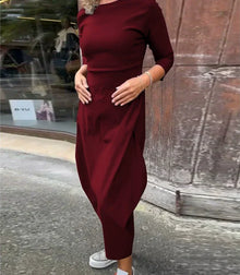 Nina | Elegantes Kleid für Hochzeitsgäste in Rot