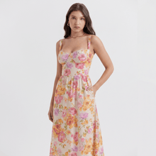Elia | Midi Kleid in Blumen