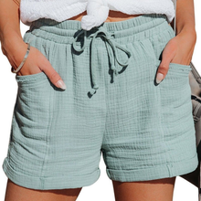 Elisabeth | Damen Leichte Sommer Shorts in Türkis