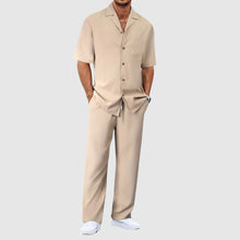 Cessar | Lässiges Sommer-Zweiteiler-Set in Khaki