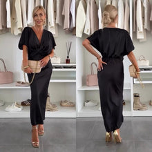 Elyn | Stilvolles Midikleid in Schwarz