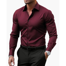 Emanuel | Elegante Herrenhemd mit Klassischer Optik in Rot