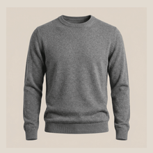 Enzo™ - Eleganter Kaschmirpullover in Gris