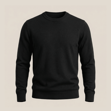 Enzo™ - Eleganter Kaschmirpullover in Noir